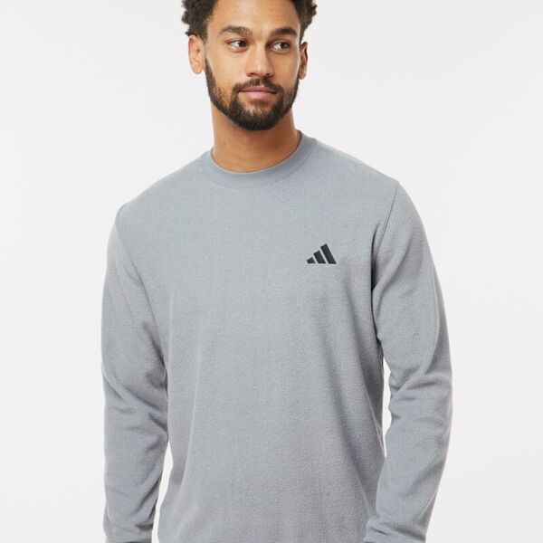 Adidas Men's Terry Loop Crewneck Sweatshirt A586 Men's Terry Loop Crewneck Sweatshirt Thumbnail