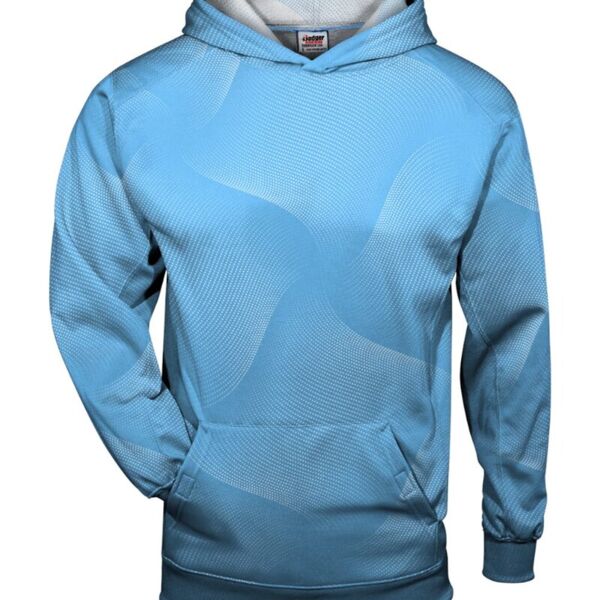 Badger Youth Warp Hooded Long Sleeve T-Shirt 2413 Youth Warp Hooded Long Sleeve T-Shirt Thumbnail