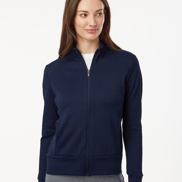 Adidas Women's Ultimate365 Textured Full-Zip Jacket A1007 Women's Ultimate365 Textured Full-Zip Jacket Thumbnail