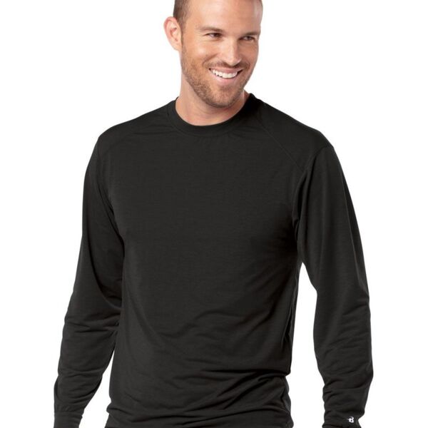 Badger Men's B-Tech Cotton-Feel Long Sleeve T-Shirt 4804 Men's B-Tech Cotton-Feel Long Sleeve T-Shirt Thumbnail
