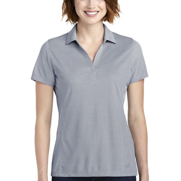 Port Authority Women's Poly Oxford Pique Polo LK582 Women's Poly Oxford Pique Polo Thumbnail