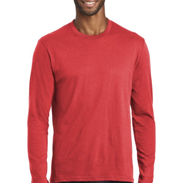 Port & Company Long Sleeve Fan Favorite Blend Tee PC455LS Long Sleeve Fan Favorite Blend Tee Thumbnail