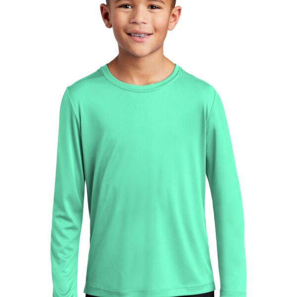Sport Tek Youth Posi UV ® Pro Long Sleeve Tee YST420LS Youth Posi UV ® Pro Long Sleeve Tee Thumbnail