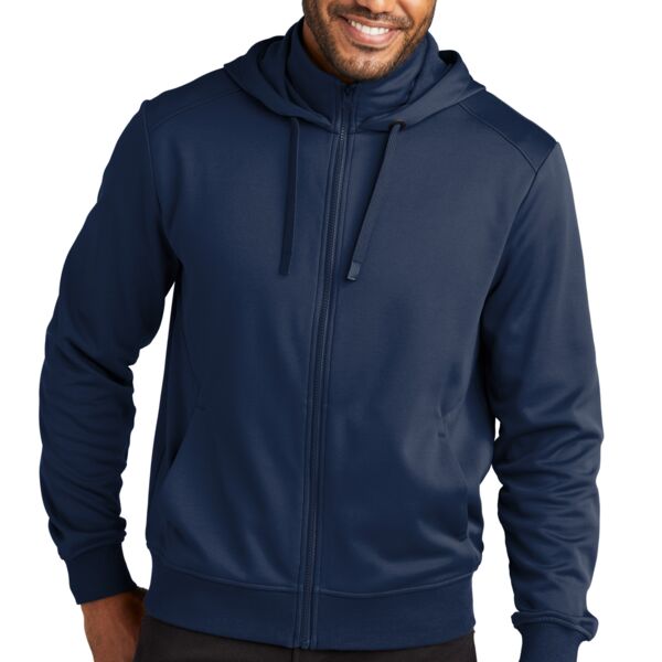 Port Authority Smooth Fleece Hooded Jacket F814 Smooth Fleece Hooded Jacket Thumbnail