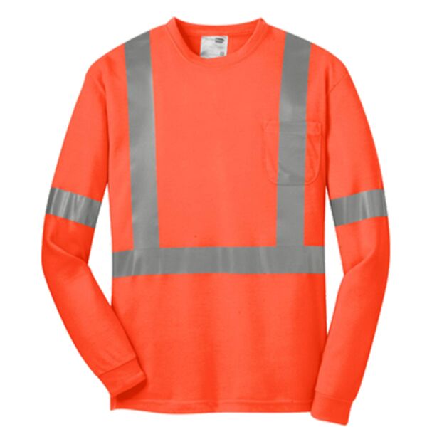 CornerStone Ansi 107 Class 2 Long Sleeve Safety T Shirt CS401LS Ansi 107 Class 2 Long Sleeve Safety T Shirt Thumbnail