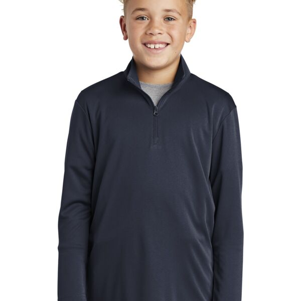 Sport Tek ® Youth PosiCharge ® Competitor ™ 1/4 Zip Pullover YST357 ® Youth PosiCharge ® Competitor ™ 1/4 Zip Pullover Thumbnail
