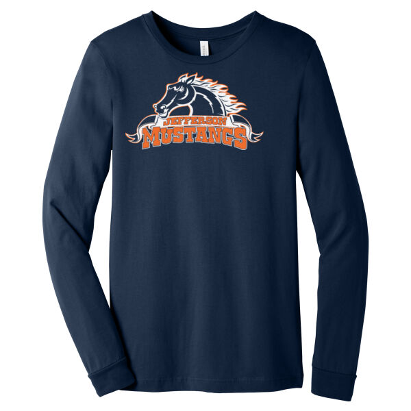 Unisex Heather CVC Long Sleeve Tee POWER Tee Thumbnail